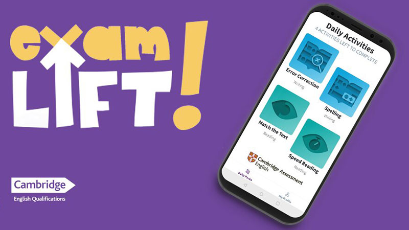 app học tiếng anh exam lift