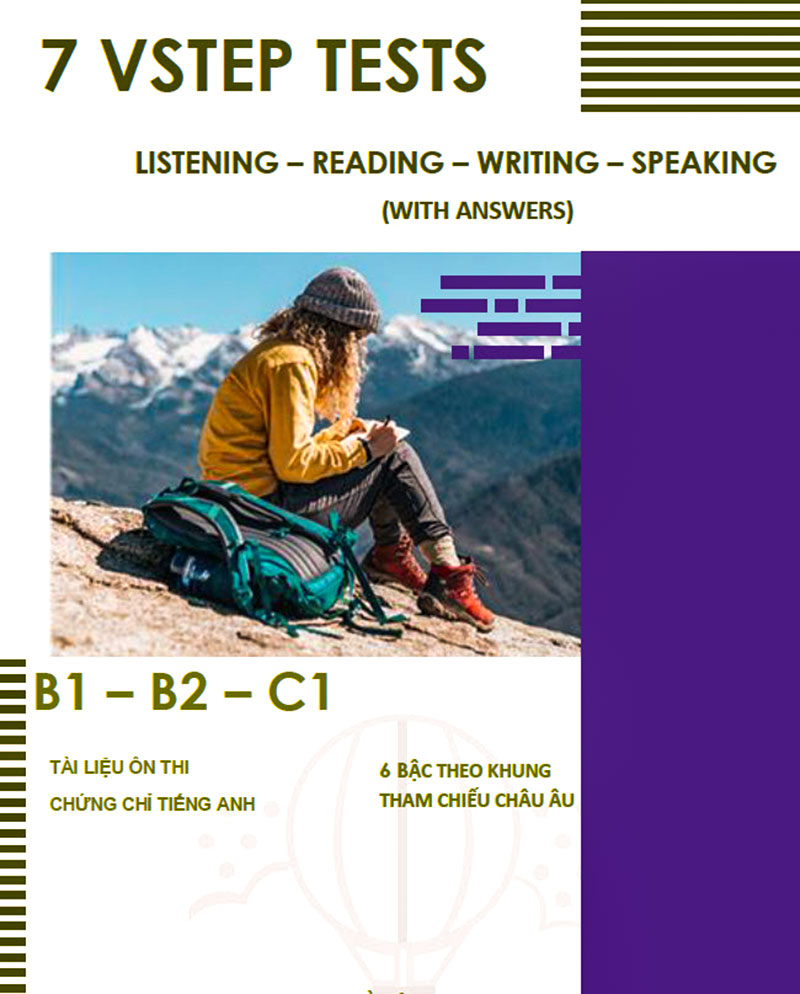 Download tài liệu luyện thi 7 VSTEP tests full key định dạng PDF