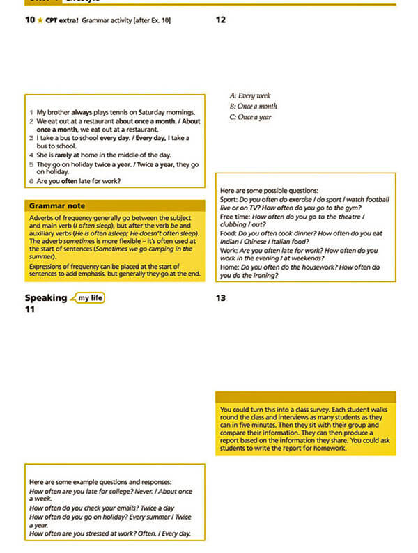 Đáp án sách tiếng anh Life A2-B1 Unit 1-4