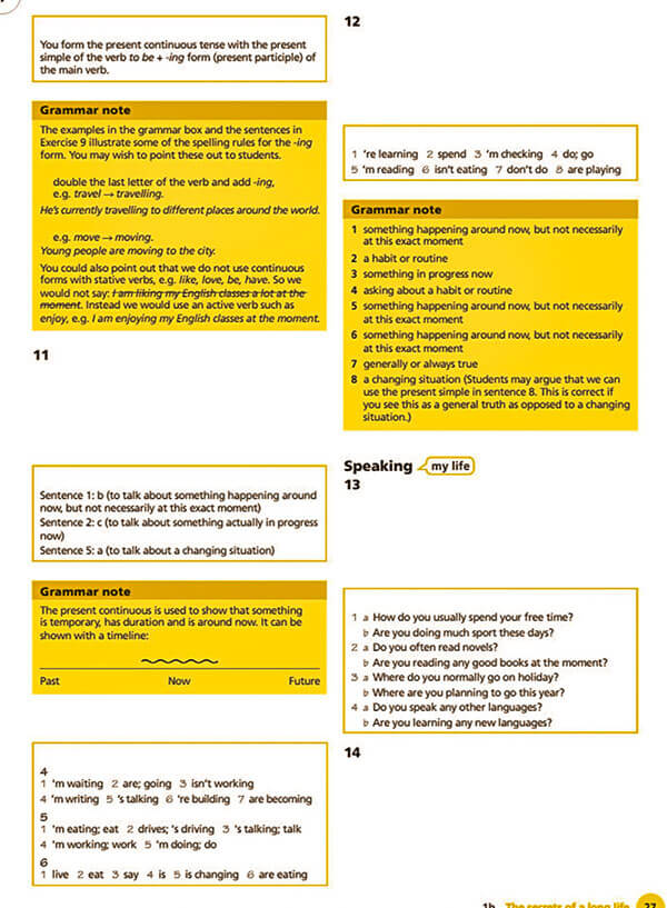 Đáp án sách tiếng anh Life A2-B1 Unit 1-7