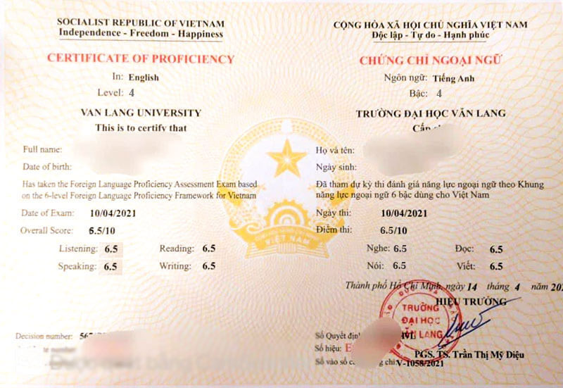Bằng B2 tiếng anh tương đương bao nhiêu điểm IELTS, TOEIC