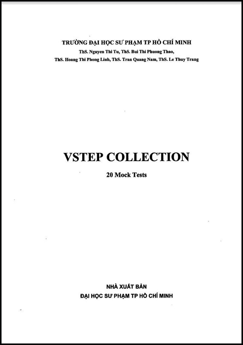 20 đề thi Vstep B1 Đại học sư phạm Tp. HCM