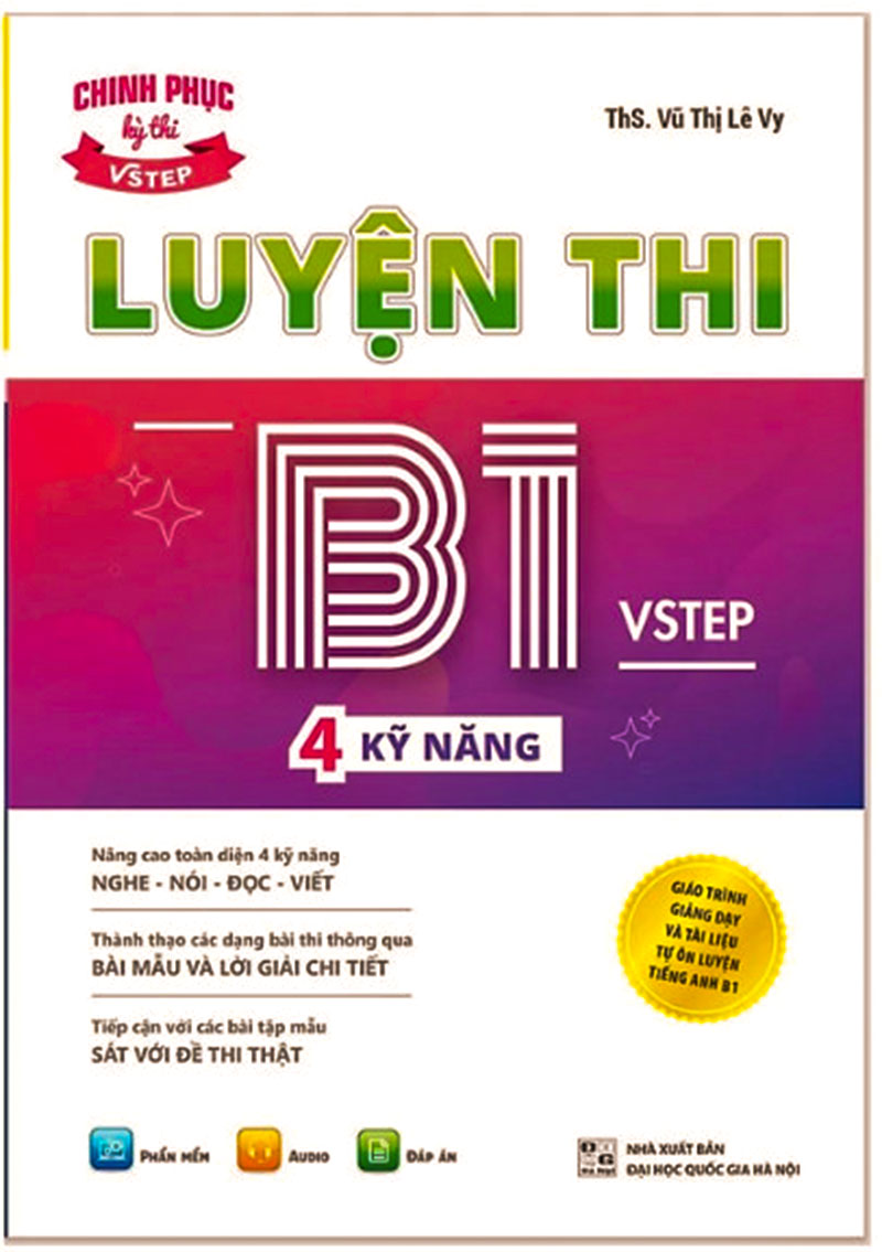 Download sách luyện thi B1 VSTEP 4 kỹ năng pdf miễn phí
