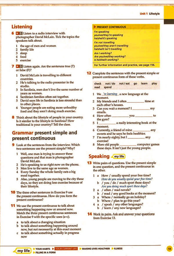 Sách tiếng anh A2-B1-Unit 1-5