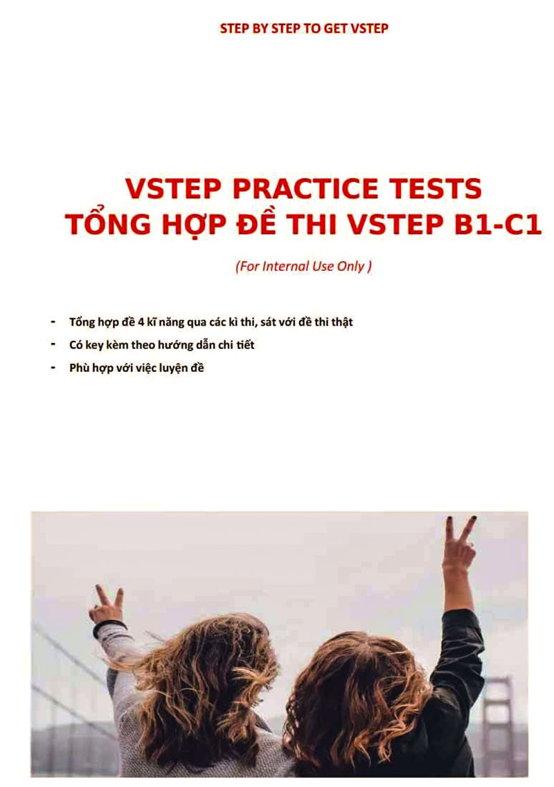 Download miễn phí bộ tài liệu luyện thi VSTEP practice test PDF