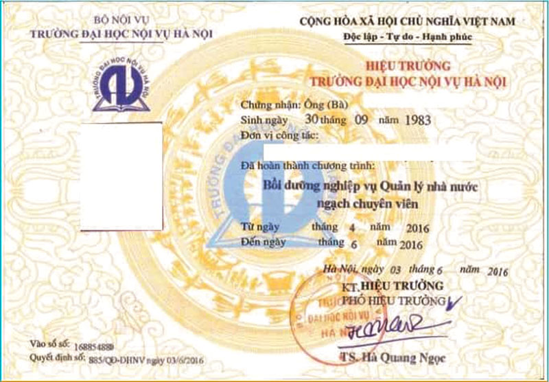 Quy định về học chứng chỉ quản lý hành chính nhà nước?