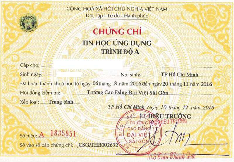 Thay thế chứng chỉ tin học ABC là chứng chỉ nào?