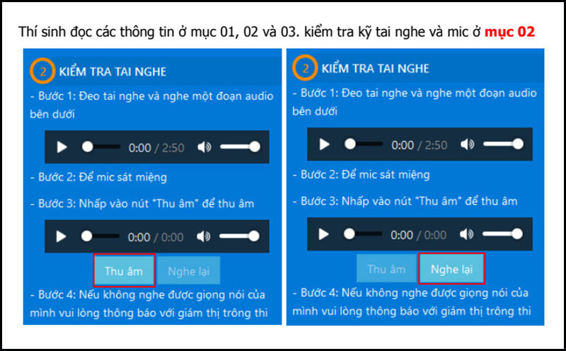 các bước làm bài thi vstep trên máy tính 3
