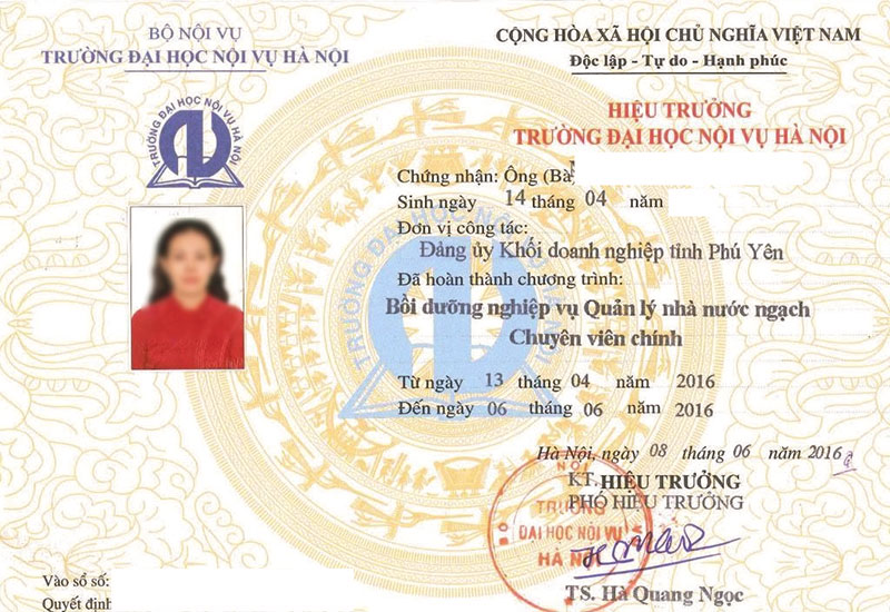 Khoá học chứng chỉ quản lý nhà nước ngạch chuyên viên chính