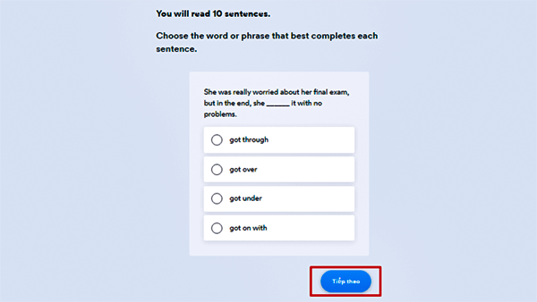 Thi thử CEFR C1 trên EFSET 4