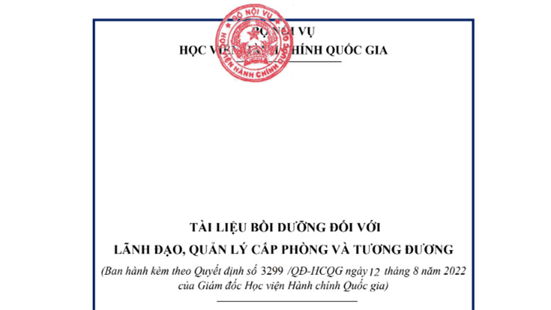 Download tài liệu bồi dưỡng kỹ năng lãnh đạo quản lý cấp phòng