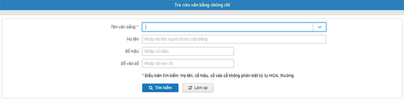 Tra cứu chứng chỉ tin học Đại học Cần Thơ