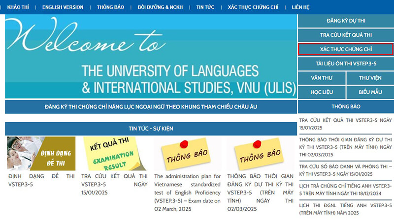 tra số hiệu chứng chỉ tiếng Anh đại học sư phạm Hà nội